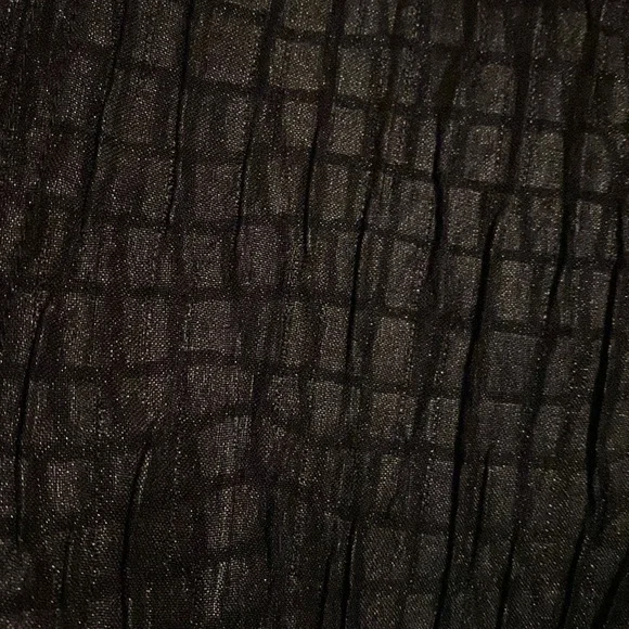 Gorgeous Ruby Rd short black textured 3/4 sleeve jacket (10) EUC! - Picture 5 of 16